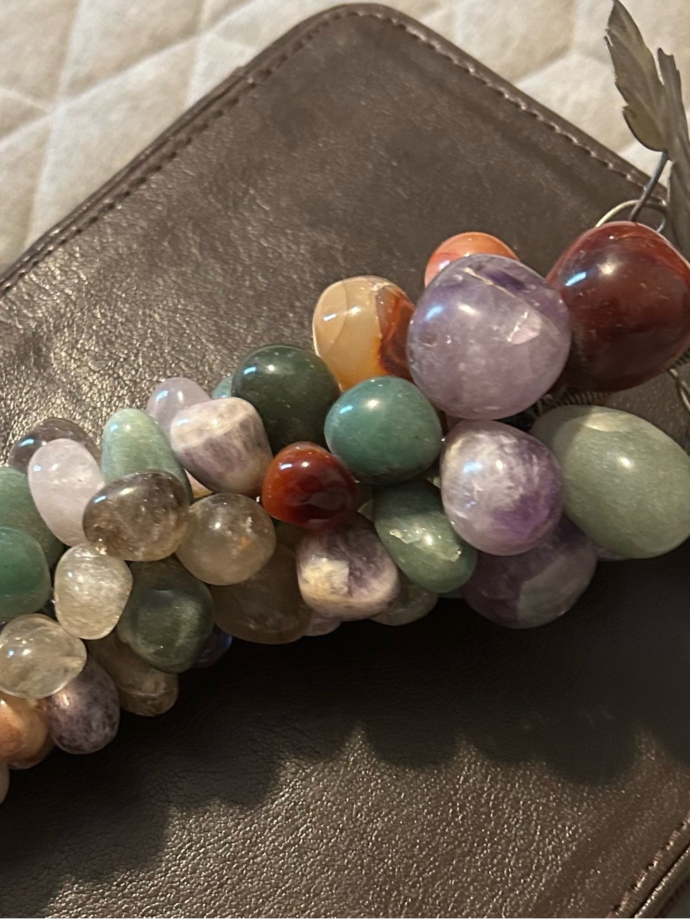 Multi Gemstone Grapes - Amethyst, Green & Red Tones 🍇